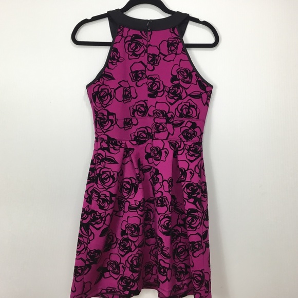 En Focus Studio Fuchsia Party Dress Size 8 - Picture 7 of 8